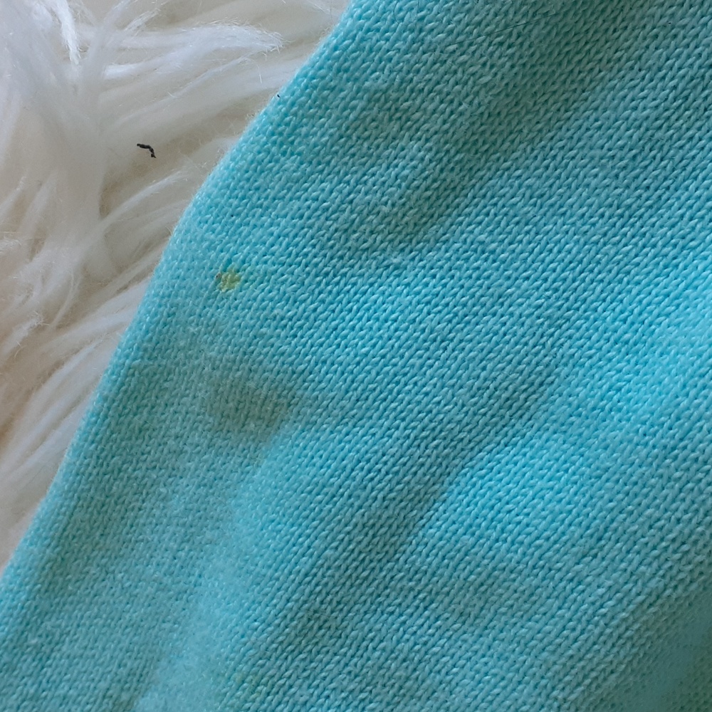 Lilly Pulitzer Aqua Cotton Cardigan Size Petite Medium - Picture 8 of 12